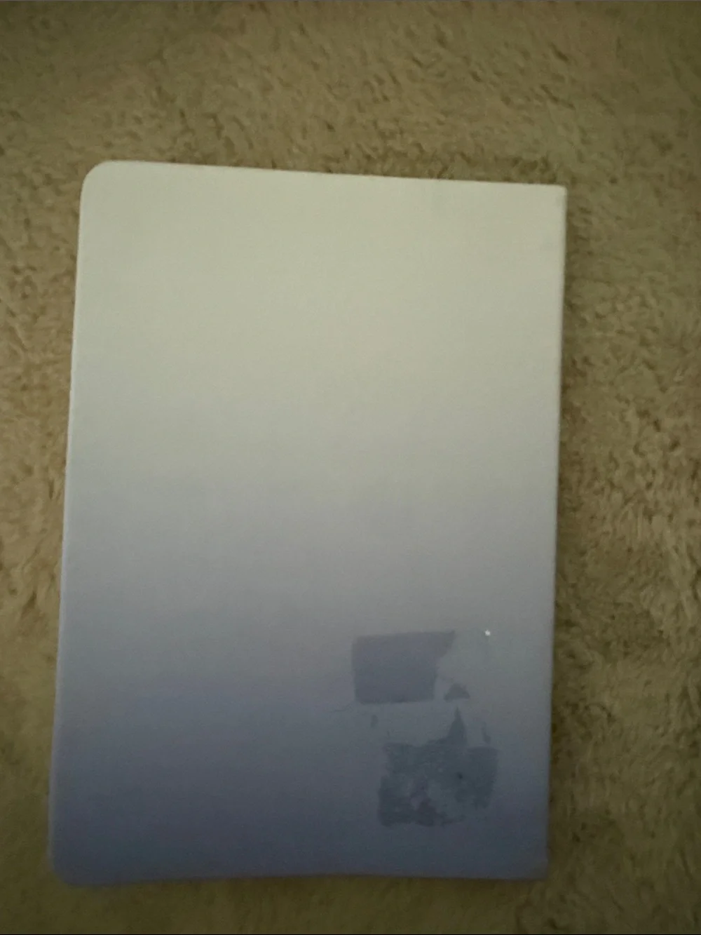 Finding Calm With Anxiety Notebook - Blue Ombre Cover